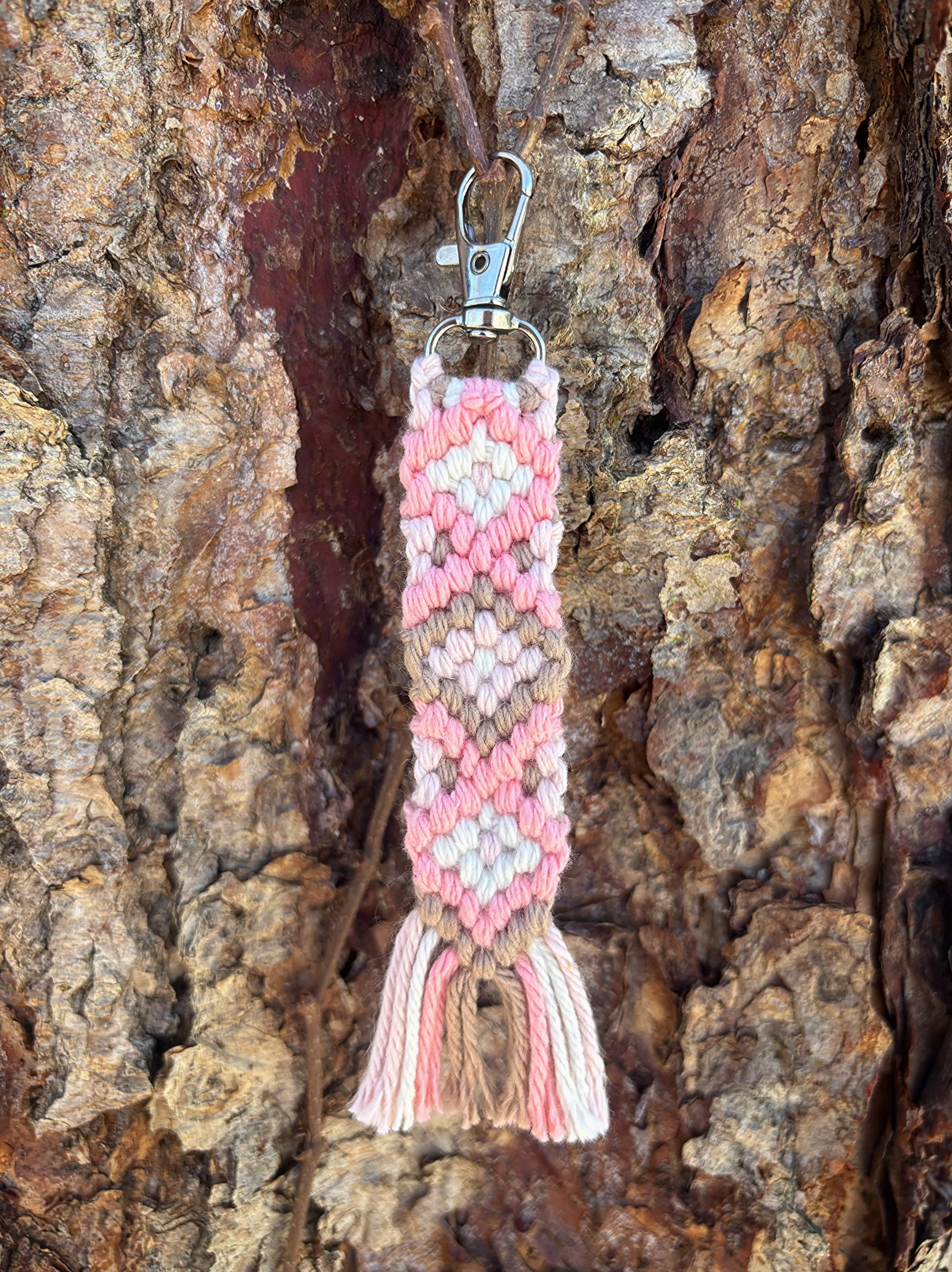 小物 OVY  Carabiner Macrame Keychain  i'm ok OVY Carabiner Macrame Keychain i'm ok